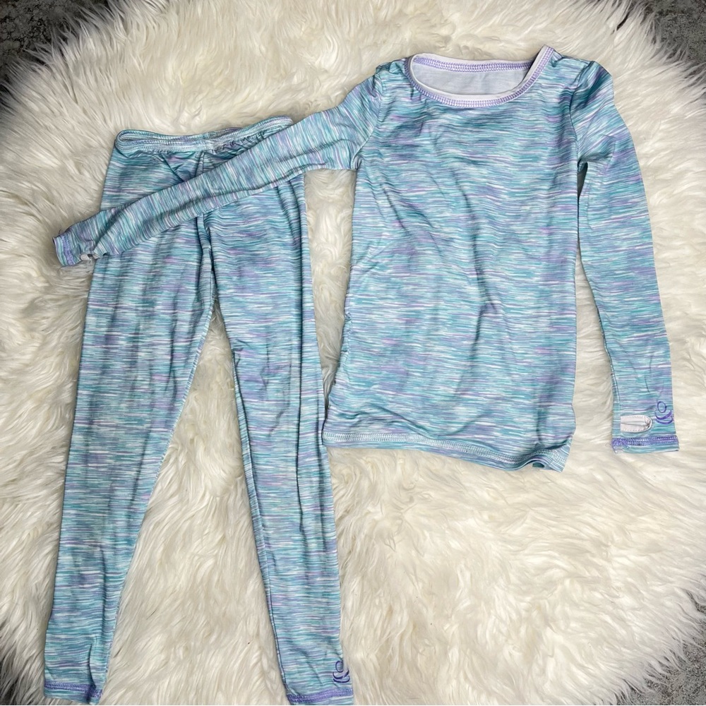 Cuddl Duds Comfortech Stretch Poly Shirt and Pant Set